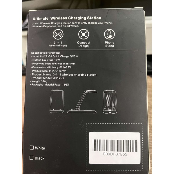 SPGUARD Charger for Samsung Galaxy Watch 6/5/4/3/Z Fold 5/Flip 5/Buds/Galaxy S23/S22 Charging Station Qi Multiple Device Phone Charger Dock