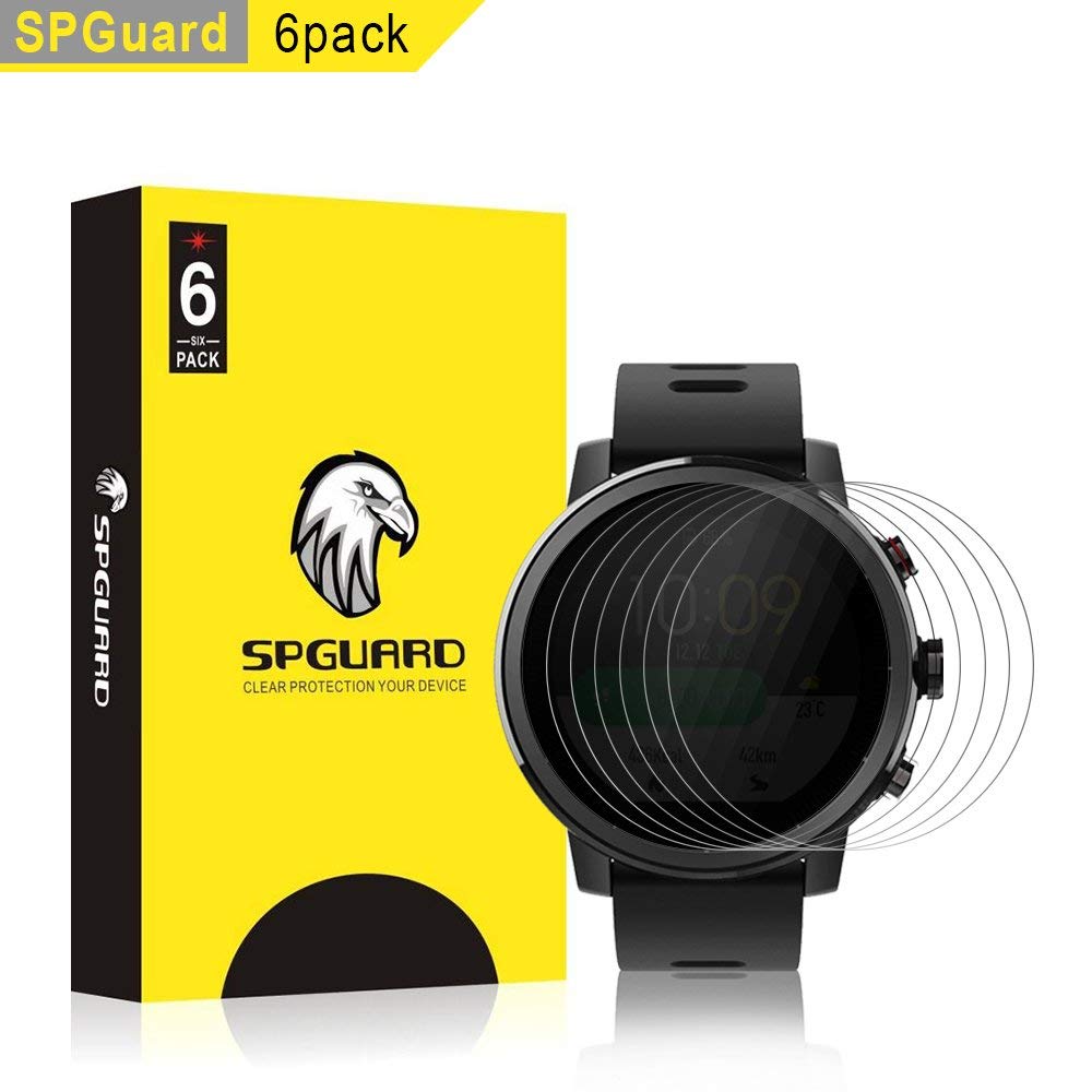 SPGuard Compatible Amazfit Stratos Screen Protector [6PACK